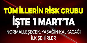 İşte mart ayında normalleşecek iller
