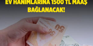 Ev hanımlarına müjde! Kabul edilirse 1.500 TL maaş bağlanacak!