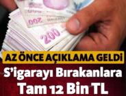 Sigarayı bırakan çalışanlarına yıllık 12 bin lira ikramiye, bir hafta ek izin