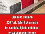 Ürdün’de Bulunan 300 Türk Şehit Askerimizin bir sanduka içinde olduğunu ve 24 Saat Kabirlerinde Kuranı Kerim okutulduğunu biliyormuydunuz?