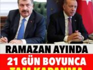 Tam kapanma sorusuna Cumhurbaşkanı Erdoğan ve Sağlık Bakanı Fahrettin Koca’dan açıklama