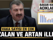 Bakan Koca en çok vaka artışı ve en çok azalış olan illeri açıkladı