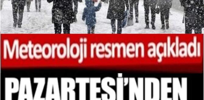 Pazartesi’den Sonra Çok Kuvvetli Geliyor! Meteoroloji Uyardı!