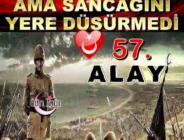 57. Alay 57. Piyade Alayı, Çanakkale Savaşı