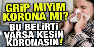 Koronavirüs ile grip, nezle, alerji arasındaki farklara dikkat