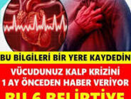 Aslında vücudunuz kalp krizini 1 ay önceden size haber veriyor! Kalp krizi geçirdiğiniz esnada yapmanız gerekenler