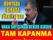 SON DAKİKA…. Dünya da 1. Sırada Türkiye Var.. Salgının En Kara Günü