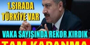 SON DAKİKA…. Dünya da 1. Sırada Türkiye Var.. Salgının En Kara Günü