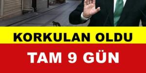 VAKA SAYILARI DÜŞMEZSE TEK SEÇENEK “9 GÜNLÜK TAM KAPANMA VE SERT TEDBİRLER”