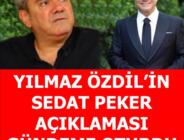 Yılmaz Özdil Peker açıklaması Gündeme orturdu.