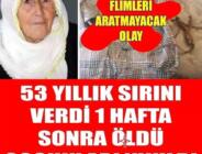 53 Yıllık sırrıyla gömüldü