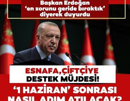 Kritik Kabine Toplantısı sonrası duyurdu… Başkan Erdoğan’dan esnafa ve çiftçiye müjde