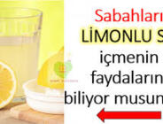 Sabahları İçtiğiniz Limonlu Su Bakın Vücudunuza Neler Yapıyor