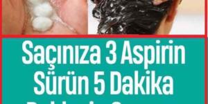 Aspirin ile Saçlarınızı Yıkarsanız İnanılmaz Sonuç Şaşıracaksınız