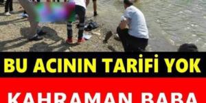 Çocuklarını kurtarmak için suya giren baba boğularak can verdi