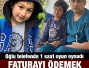 Oğlu telefonda oyun oynadı,Faturayı ödemek için babası arabasını sattı