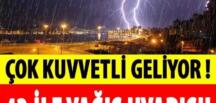 Meteorolojiden 43 ile yağış uyarısı