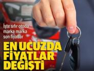 ​Sıfır otoda fiyatlar güncellendi: İşte en ucuz modeller