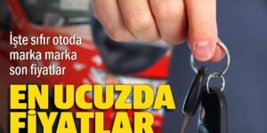 ​Sıfır otoda fiyatlar güncellendi: İşte en ucuz modeller