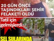 Annesinin elinden kayarak sele kapılan torununu bekliyor. Bu Acıya yürek dayanmaz