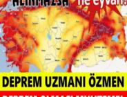 Doç. Dr. Bülent Özmen, Deprem Olasılığı En Yüksek Olan Bölgeleri Açıkladı