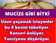 Uzun yaşamak isteyenler bu 8 besini tüketiyor. Kanseri önlüyor, Tansiyonu düşürüyor, Şeker hastalarına şifa oluyor