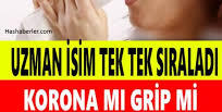 Grip miyiz Korona mı? Nasıl ayırt edilir, farkları neler,