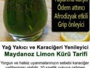 İbrahim Saraçoğlu Maydonoz Limon Kürü