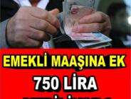 Ziraat Bankası Emeklilerin Aylığına Ek 750 Lira Destek!