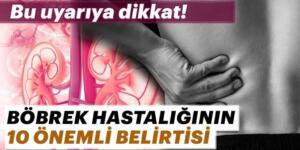BÖBREK HASTALIĞININ 10 BELİRTİSİ