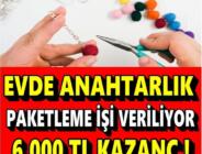 Evde Anahtarlık Paketleme İşi