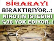 SİGARADAN KURTULMAK İSTEYENLERE ETKİSİ KANITLANMIŞ KÜR TARİFİ