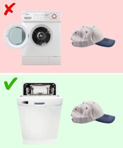 Şapkanızın şeklini kaybetmediğinden emin olmak için çamaşır makinesinde yıkamayın. Çözüm basit; şapkalarınızı bulaşık makinesinde yıkayabilirsiniz. Bulaşık makinesinin üst rafına koyun ve tam döngüyü başlatın.