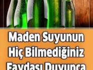 Maden suyunun inanılmaz faydaları!