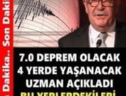 Tam 4 Yerde 7 şiddetinde devasa deprem. Uzman açıkladı..