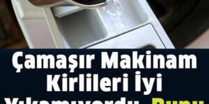 Evde yapıp dökün, Çamaşır makinanız ilk günkü gibii çalışacak..