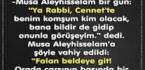Mûsâ (as)’ın Cennetteki Komşusu
