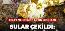 Sular çekildi, parıltılar ortaya çıktı: Altını duyan herkes didik didik etti