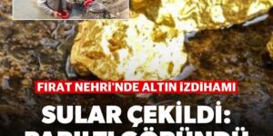Sular çekildi, parıltılar ortaya çıktı: Altını duyan herkes didik didik etti