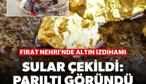 Sular çekildi, parıltılar ortaya çıktı: Altını duyan herkes didik didik etti