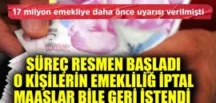 SGK düğmeye bastı! Bin 500 kişi inceleniyor! Yüzlerce emeklilik geri alınıyor
