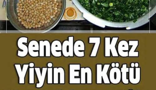 Yılda 7 Kez Yiyin En Kötü Hastalıktan Bile Koruyor,