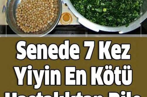 Yılda 7 Kez Yiyin En Kötü Hastalıktan Bile Koruyor,