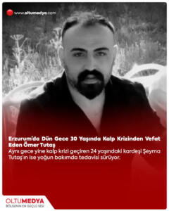 Hayatını kaybeden Ömer Tutaş'a Allah'tan rahmet, yoğun bakımdaki Şeyma Tutaş için ise acil şifalar dileriz.