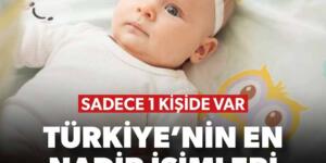 TÜİK açıkladı: Türkiye’nin en nadir kız ve erkek isimleri açıklandı