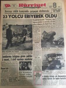 Kamyon şoförü Mustafa Silik de kezzapla yandı. Ağır yaralandı. 6 saatlik yaşam mücadelesinden sonra hayatını kaybetti. Yanık kokusu Hendek’in 2 kilometre uzağından bile duyulabiliyordu.