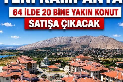 TOKİ’den 20 Bin Konut Satışı Başlıyor: Başvuru Şartları ve Ödeme Detayları Açıklandı