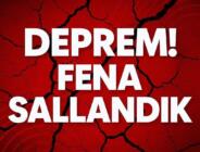 Deprem oldu, fena sallandık.. İşte detaylar