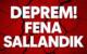 Deprem oldu, fena sallandık.. İşte detaylar