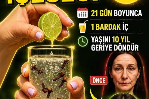 Karanfil ve Limon Kolajen İçeceği: Kırışıksız, Parlak Bir Cilt Tarifi